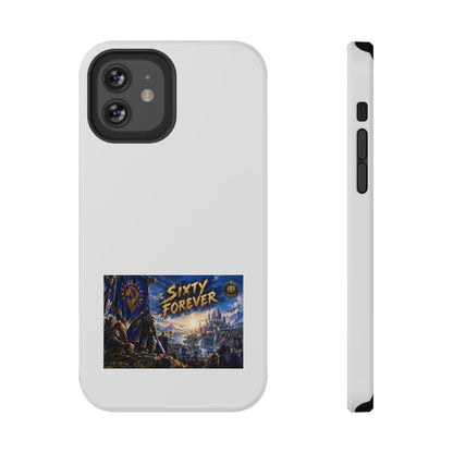 Sixty Forever – Blue Banner – Phone Case