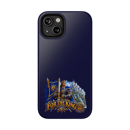 Phone Case — 'For The King' Banner Heavy-Duty Impact-Resistant Phone Case