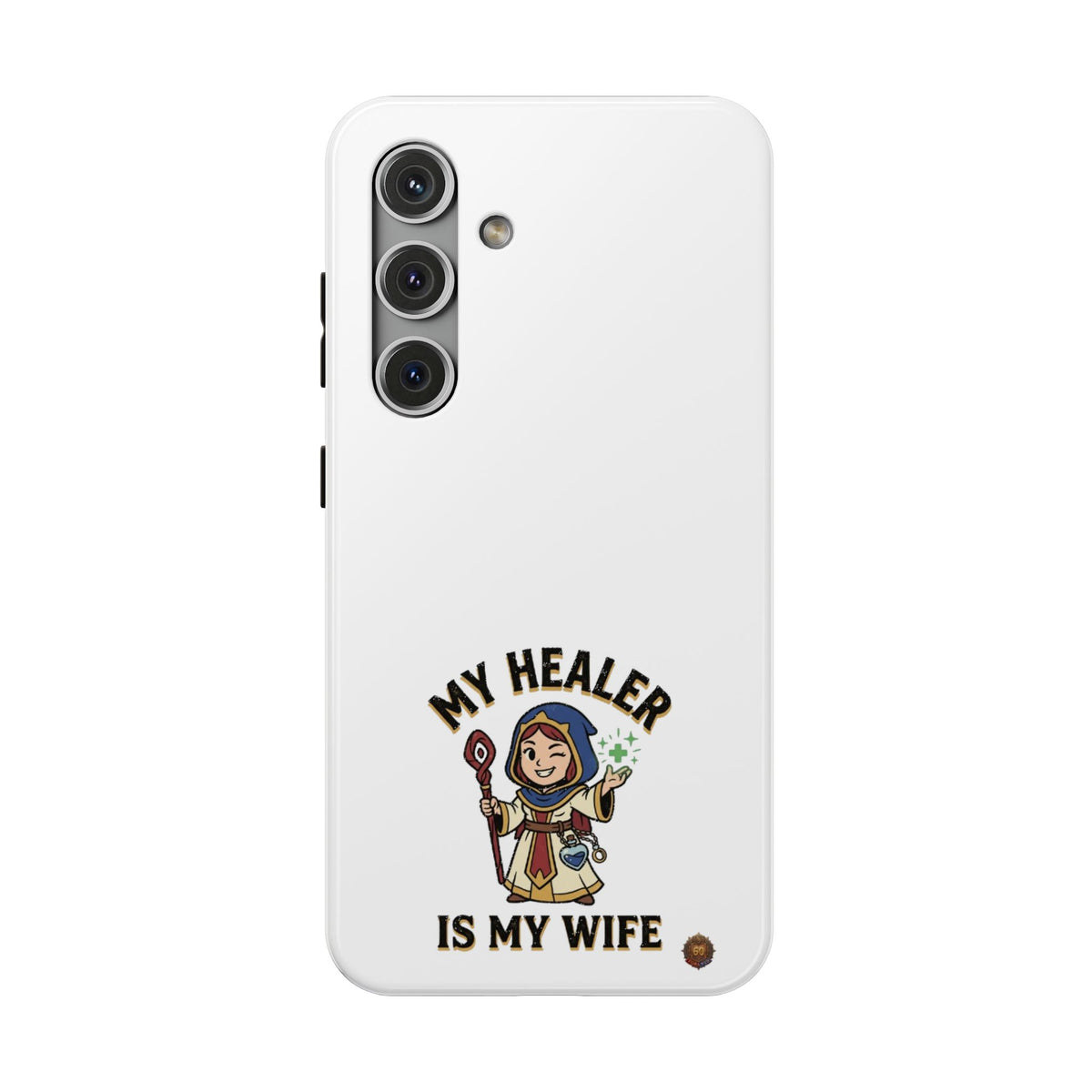 Phone Case — 'My Healer Is My Wife' Heavy-Duty Impact-Resistant Phone Case