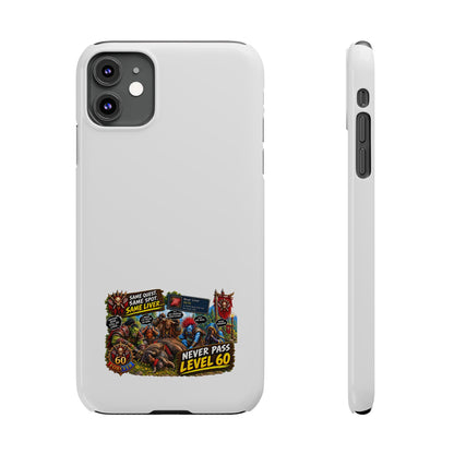 Level 60 Gamer Collage Slim Phone Case