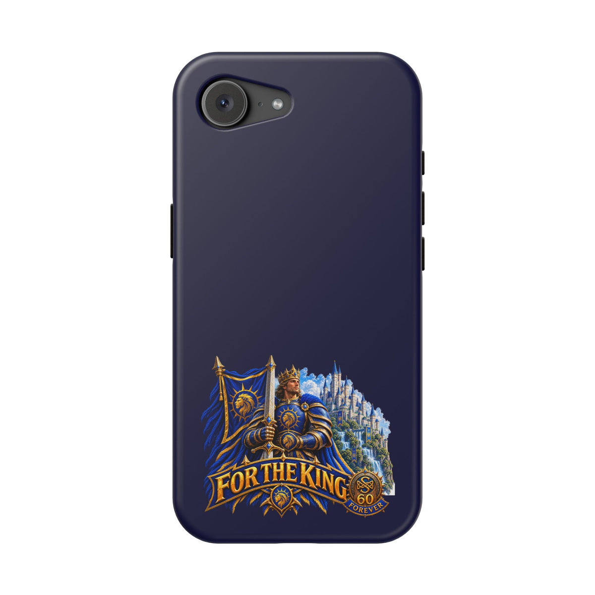 Phone Case — 'For The King' Banner Heavy-Duty Impact-Resistant Phone Case