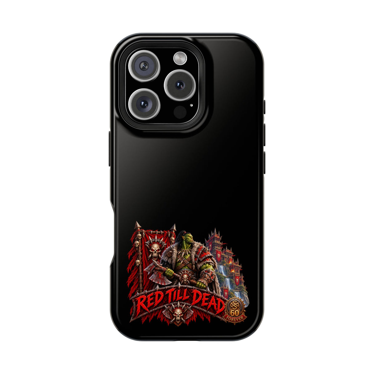 Phone Case — 'Red Till Dead' Heavy-Duty Impact-Resistant Phone Case