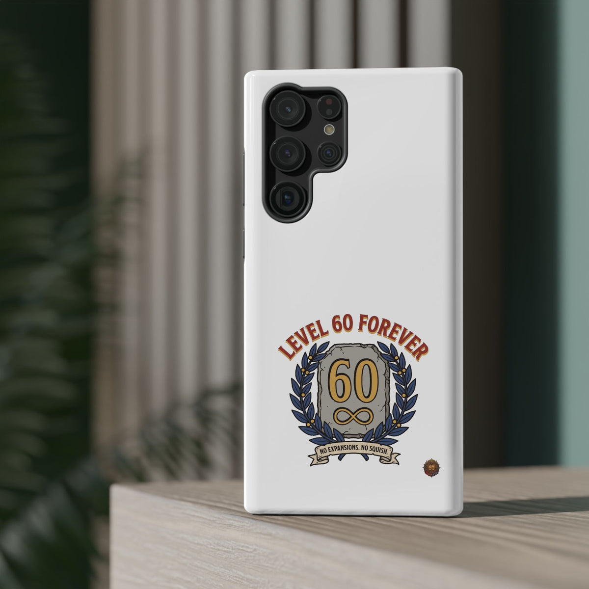 Phone Case — 'Level 60 Forever' Heavy-Duty Impact-Resistant Phone Case