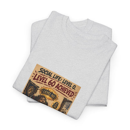 Level 60 Achieved (Blue) – T-Shirt