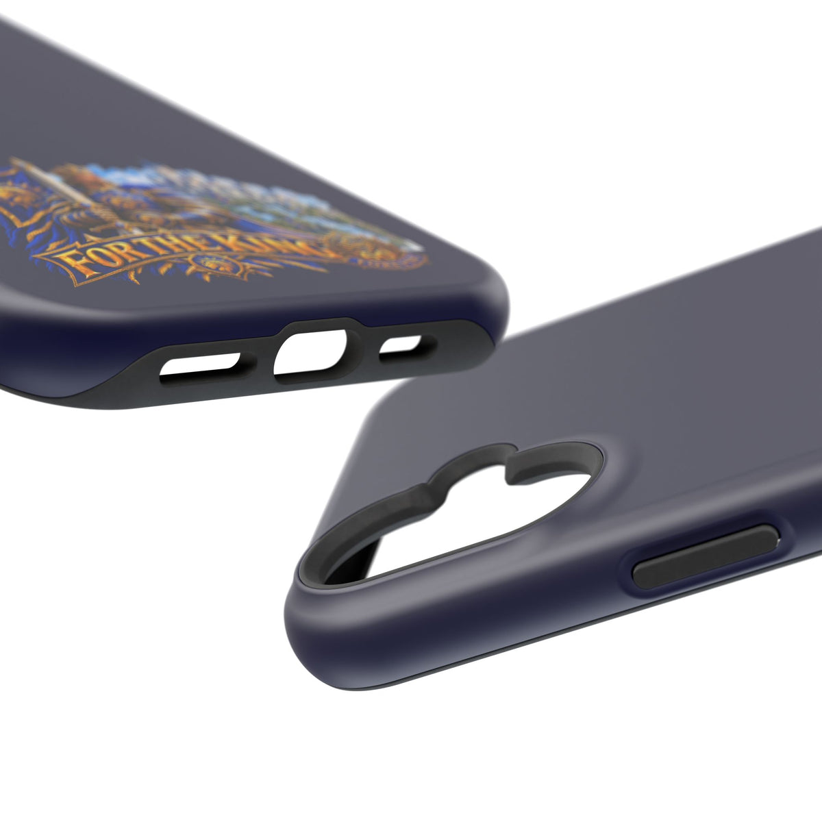 Phone Case — 'For The King' Banner Heavy-Duty Impact-Resistant Phone Case