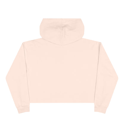 Sixty Forever Cropped Hoodie — Vintage Gothic Crest Graphic