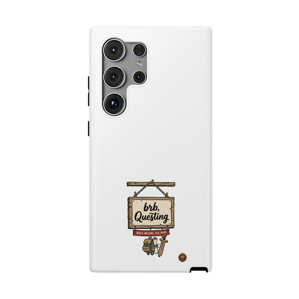 brb, Questing – Phone Case