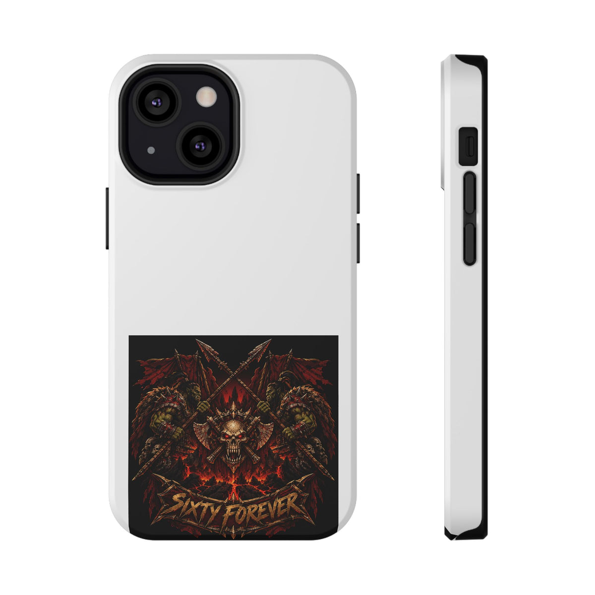 Sixty Forever – Skull & Axes – Phone Case