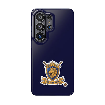 Phone Case — 'For The King Crest' Heavy-Duty Impact-Resistant Phone Case