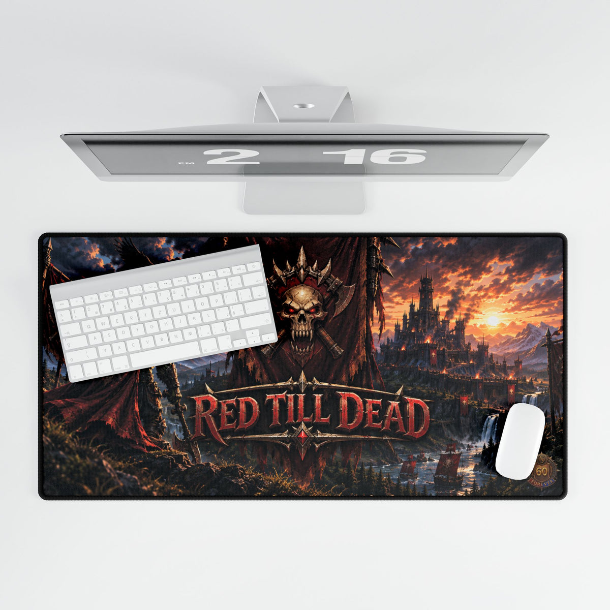 Red Till Dead – Desk Mat