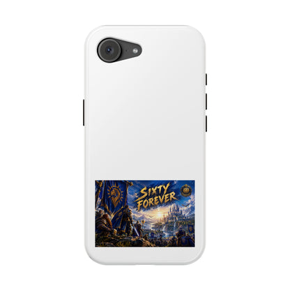 Sixty Forever – Blue Banner – Phone Case