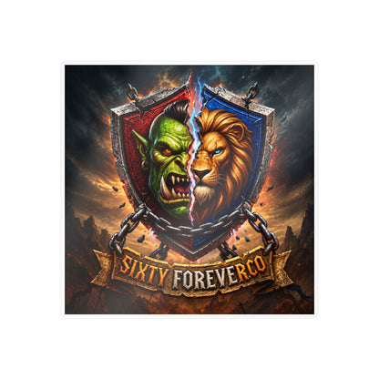 Pick Your Side – Split Shield – Sticker