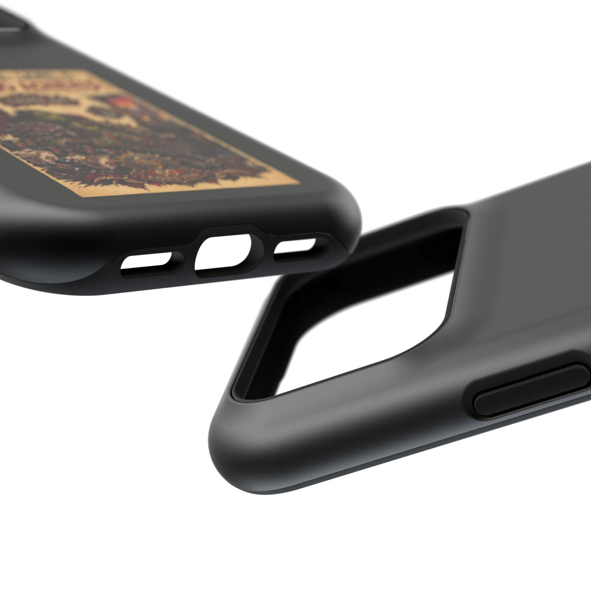 Phone Case — 'Social Life: Level 0 — Level 60 Achieved (Skull Banner)' Heavy-Duty Impact-Resistant Phone Case
