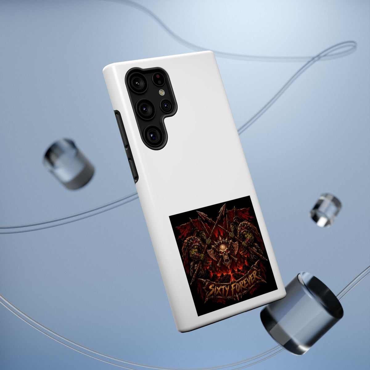 Sixty Forever – Skull & Axes – Phone Case