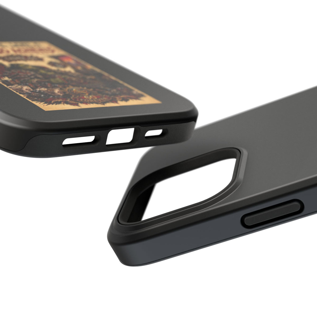 Phone Case — 'Social Life: Level 0 — Level 60 Achieved (Skull Banner)' Heavy-Duty Impact-Resistant Phone Case