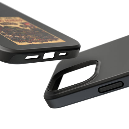 Phone Case — 'Social Life: Level 0 — Level 60 Achieved (Skull Banner)' Heavy-Duty Impact-Resistant Phone Case
