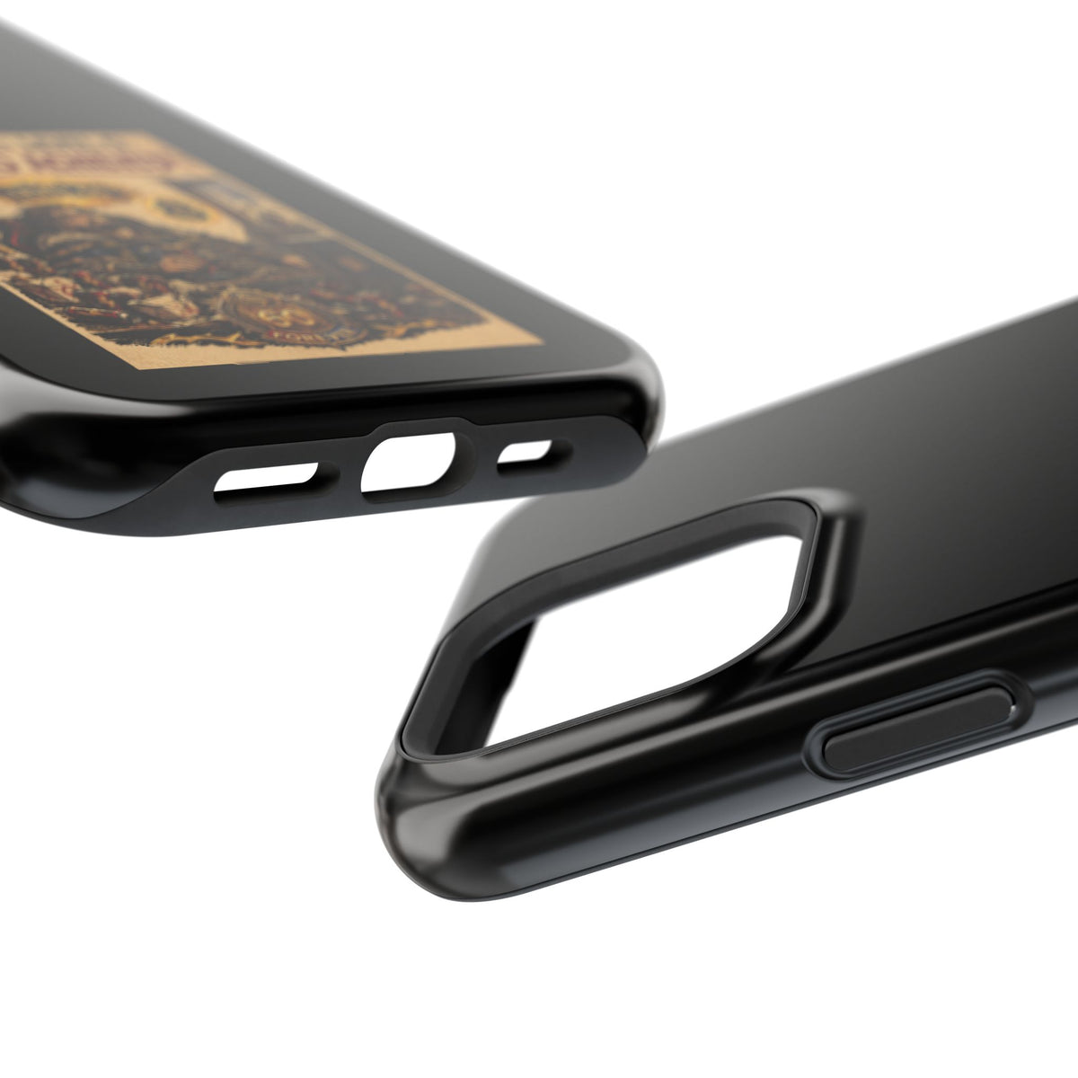 Phone Case — 'Social Life: Level 0 — Level 60 Achieved (Lion Banner)' Heavy-Duty Impact-Resistant Phone Case