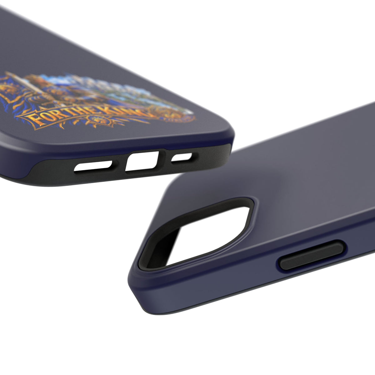 Phone Case — 'For The King' Banner Heavy-Duty Impact-Resistant Phone Case