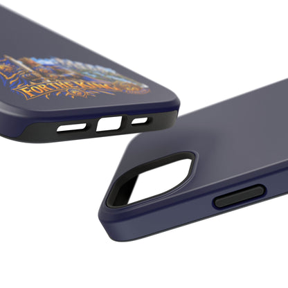 Phone Case — 'For The King' Banner Heavy-Duty Impact-Resistant Phone Case