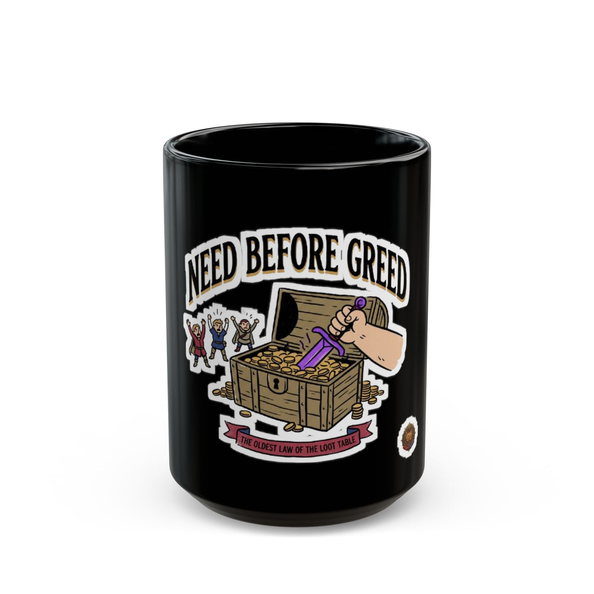 Need Before Greed – Black Mug (11oz & 15oz)