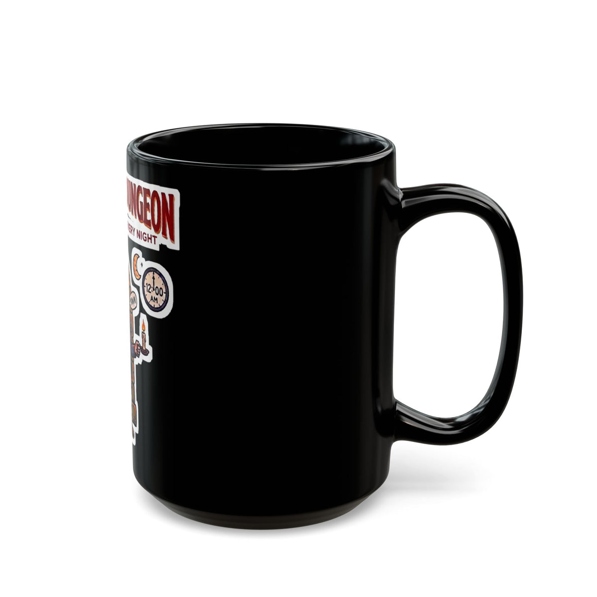 One More Dungeon – Black Mug (11oz & 15oz)
