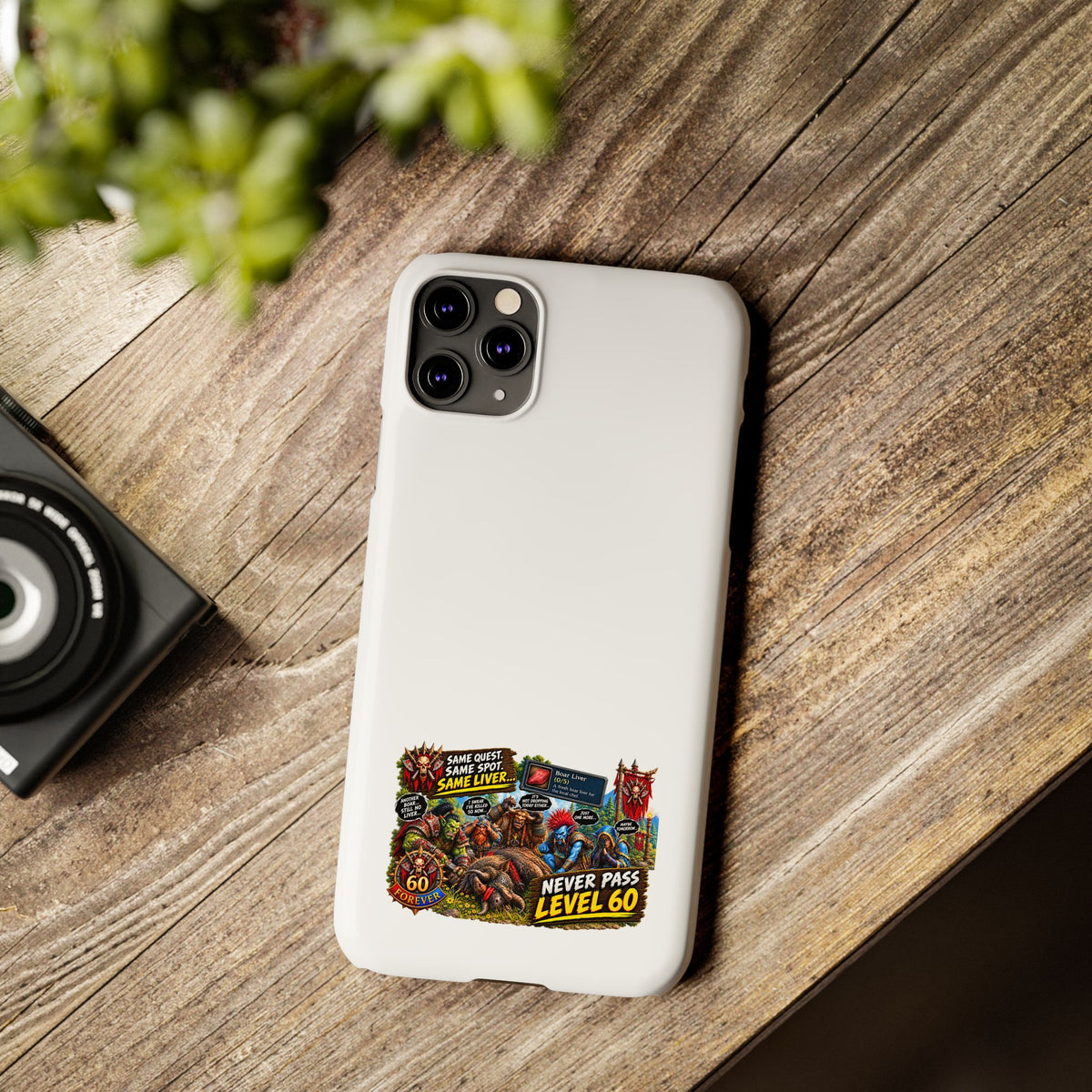 Level 60 Gamer Collage Slim Phone Case
