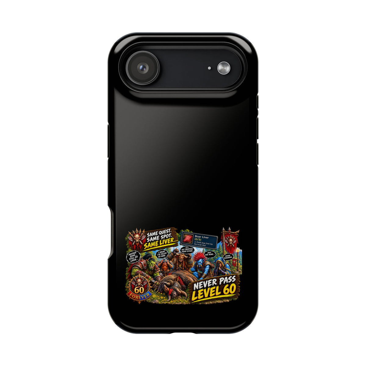 Phone Case — 'Same Quest, Same Spot' Heavy-Duty Impact-Resistant Phone Case