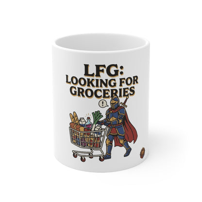 LFG: Looking for Groceries – White Mug (11oz)
