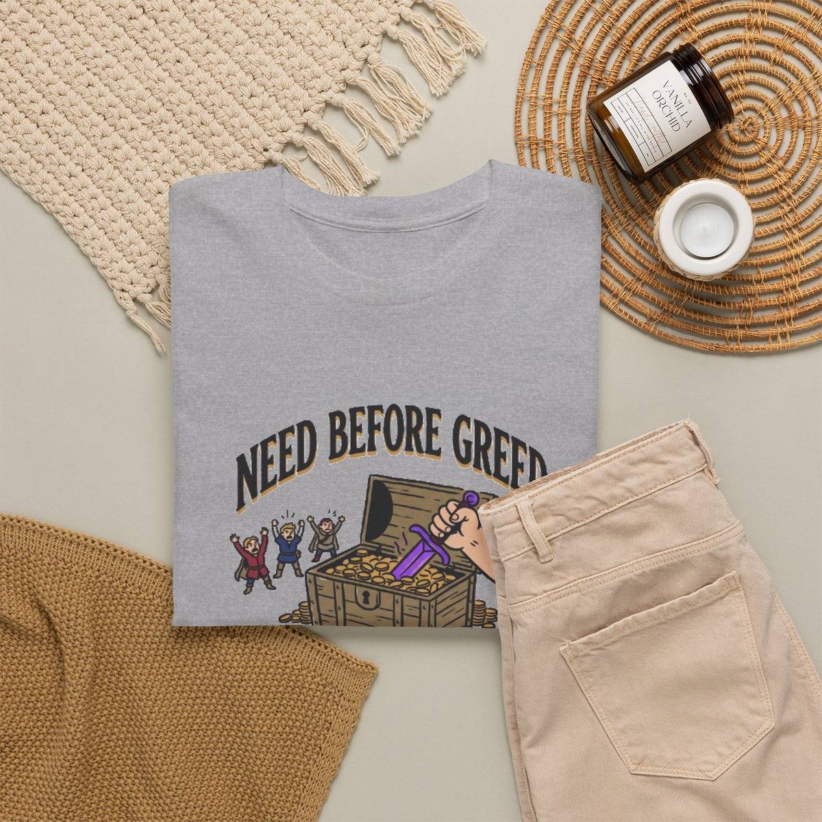 Need Before Greed – T-Shirt