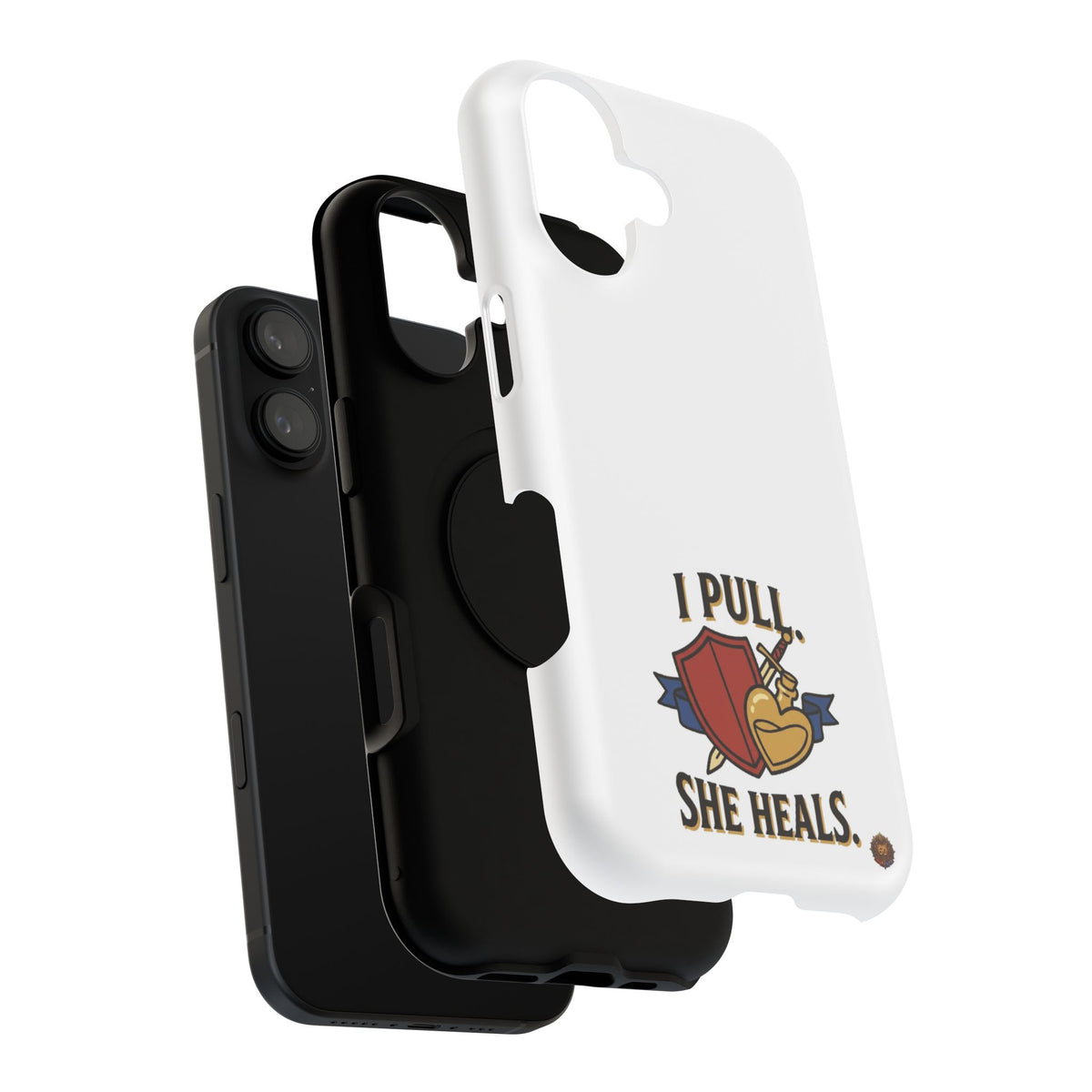 Phone Case — 'I Pull. She Heals.' Heavy-Duty Impact-Resistant Phone Case