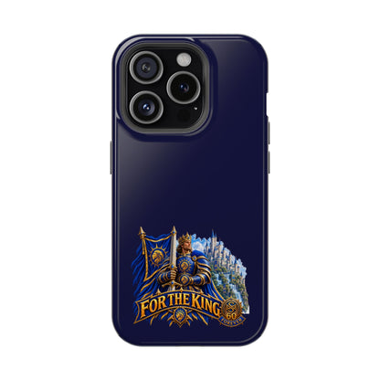 Phone Case — 'For The King' Banner Heavy-Duty Impact-Resistant Phone Case