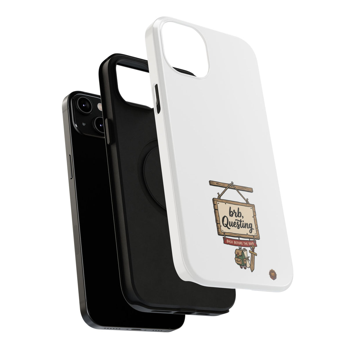 brb, Questing – Phone Case