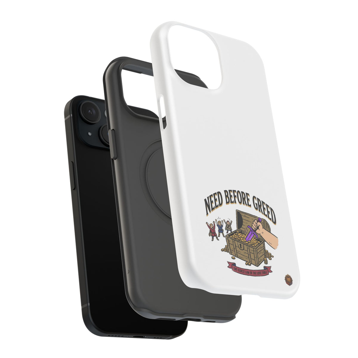 Phone Case — 'Need Before Greed' Heavy-Duty Impact-Resistant Phone Case