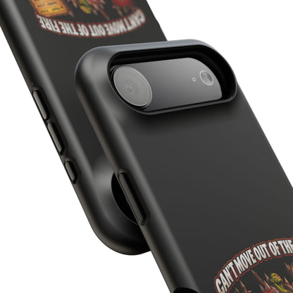 Phone Case — 'Can't Move Out of the Fire, It Would Lower My DPS' Heavy-Duty Impact-Resistant Phone Case