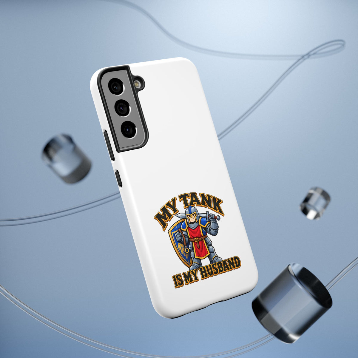 Phone Case — 'My Tank Is My Husband' Heavy-Duty Impact-Resistant Phone Case