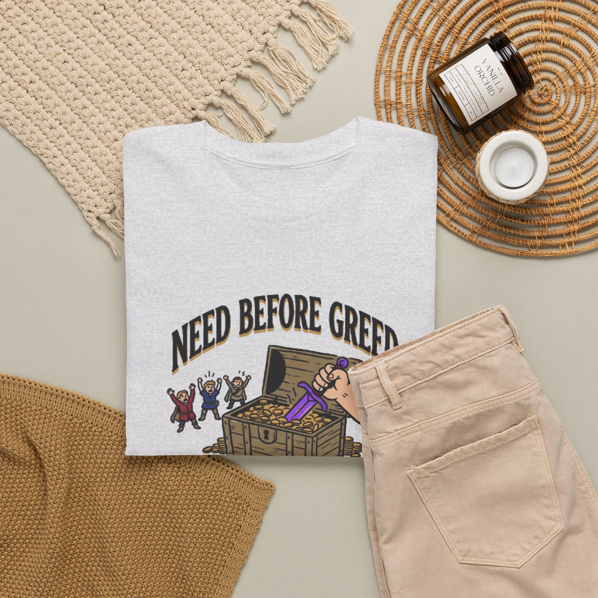 Need Before Greed – T-Shirt