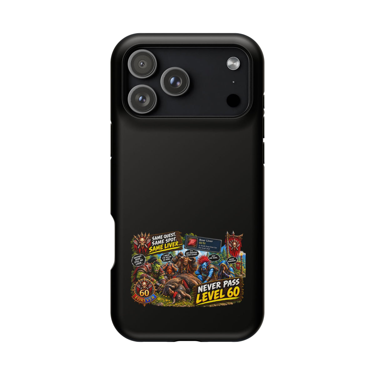 Phone Case — 'Same Quest, Same Spot' Heavy-Duty Impact-Resistant Phone Case