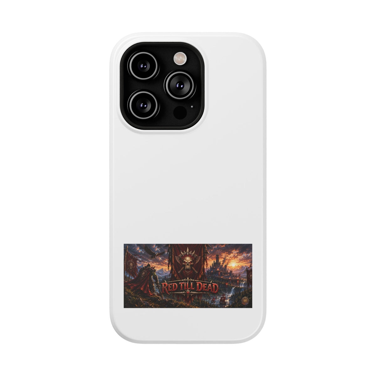 Red Till Dead – Banner Art – Phone Case