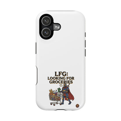 Phone Case — 'LFG: Looking for Groceries' Heavy-Duty Impact-Resistant Phone Case