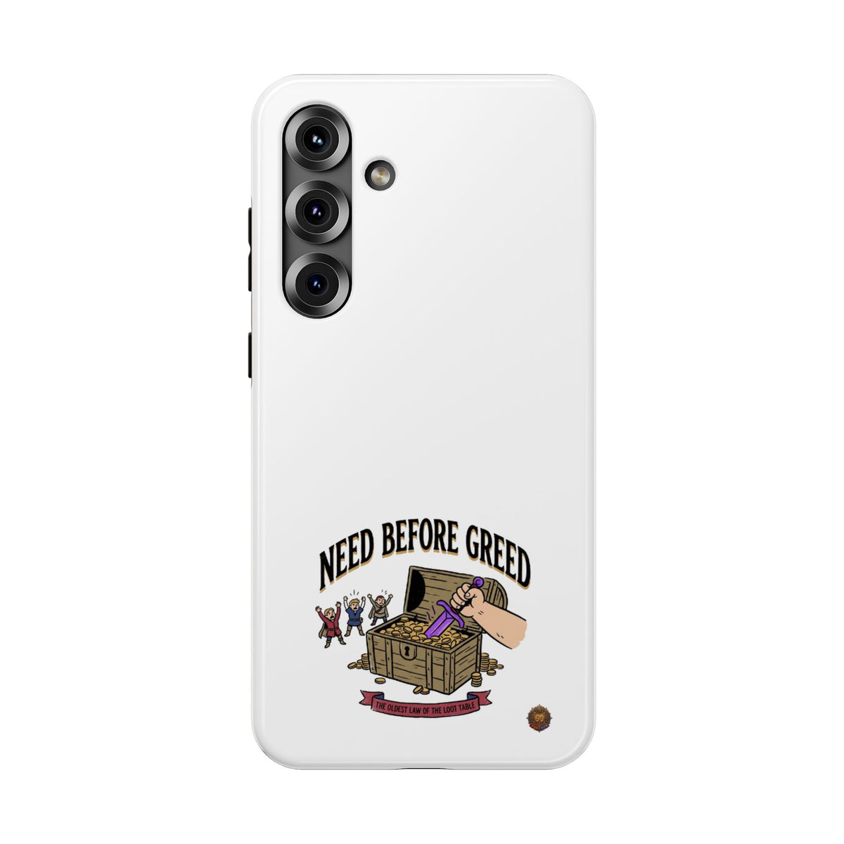 Phone Case — 'Need Before Greed' Heavy-Duty Impact-Resistant Phone Case