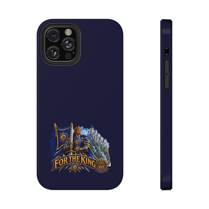Phone Case — 'For The King' Banner Heavy-Duty Impact-Resistant Phone Case