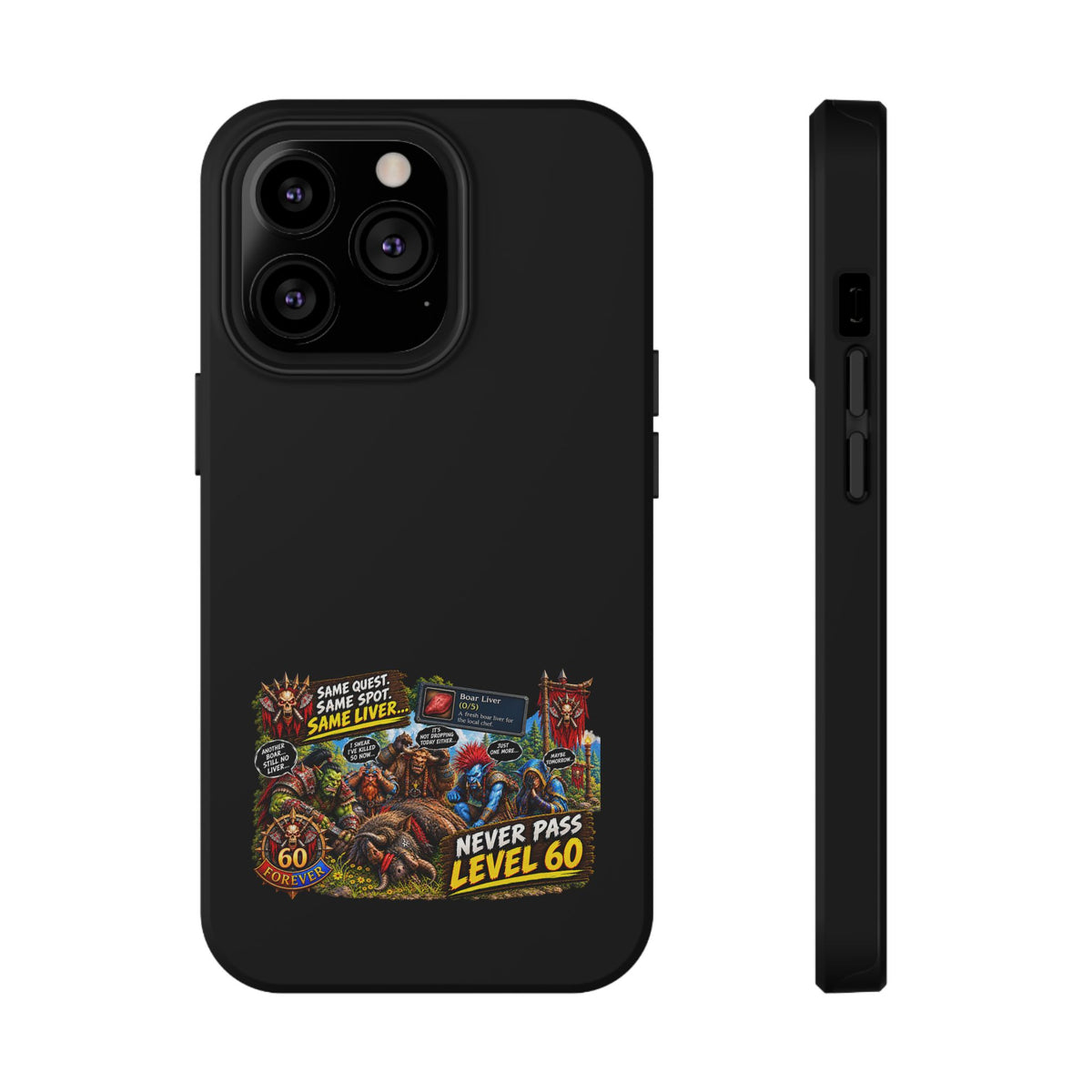 Phone Case — 'Same Quest, Same Spot' Heavy-Duty Impact-Resistant Phone Case