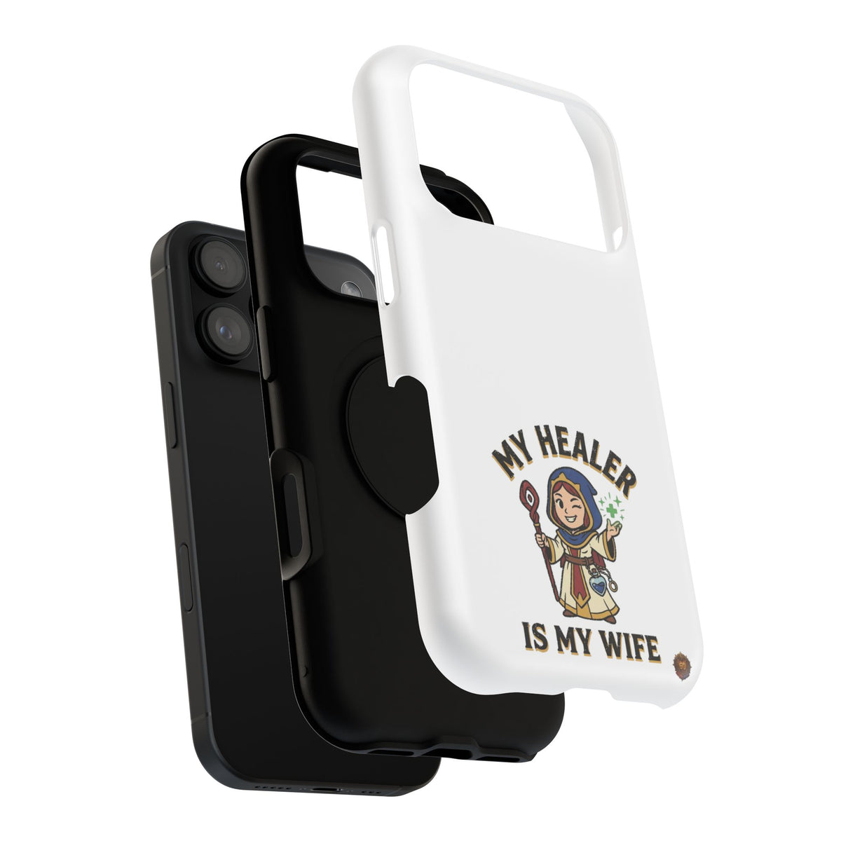 Phone Case — 'My Healer Is My Wife' Heavy-Duty Impact-Resistant Phone Case