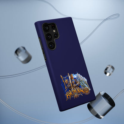 Phone Case — 'For The King' Banner Heavy-Duty Impact-Resistant Phone Case
