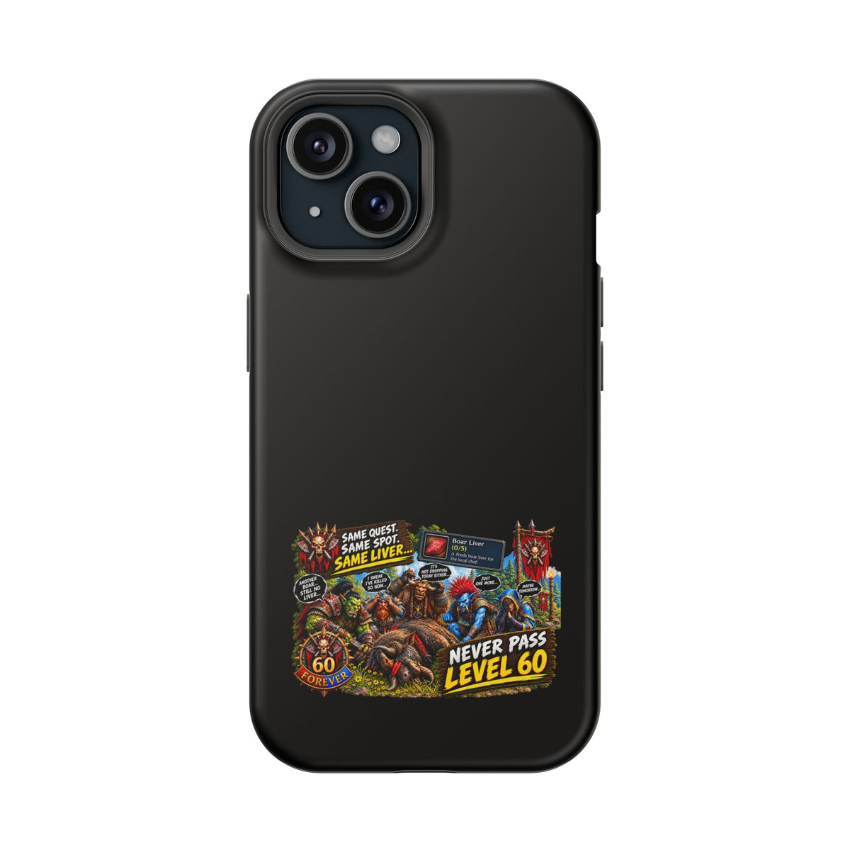 Phone Case — 'Same Quest, Same Spot' Heavy-Duty Impact-Resistant Phone Case