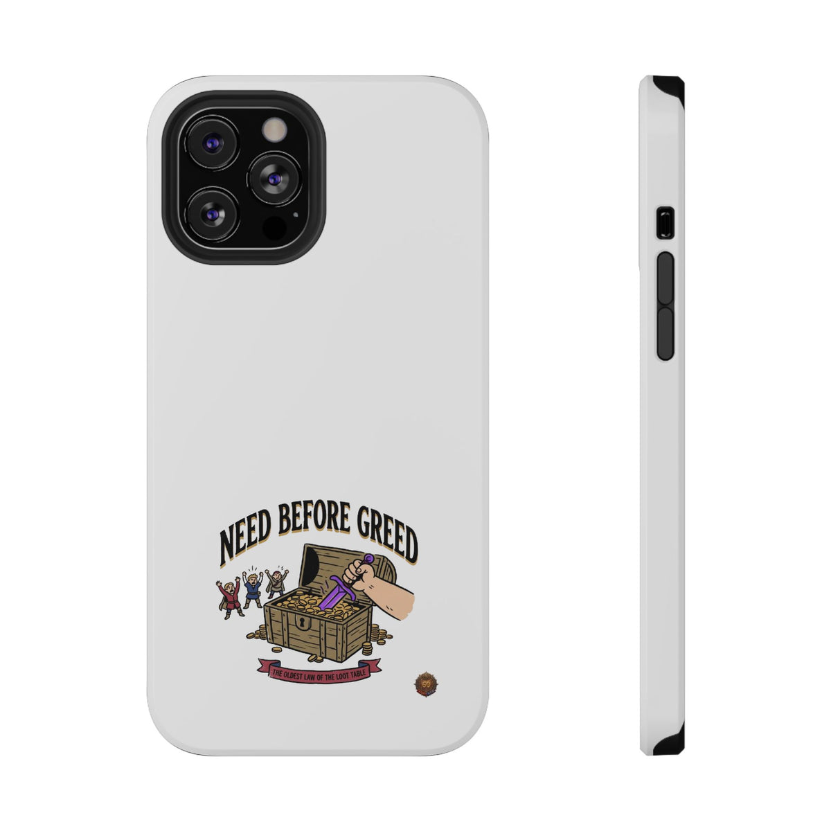 Phone Case — 'Need Before Greed' Heavy-Duty Impact-Resistant Phone Case