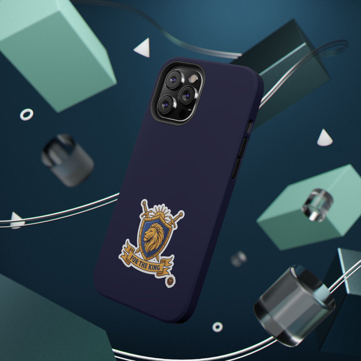 Phone Case — 'For The King Crest' Heavy-Duty Impact-Resistant Phone Case