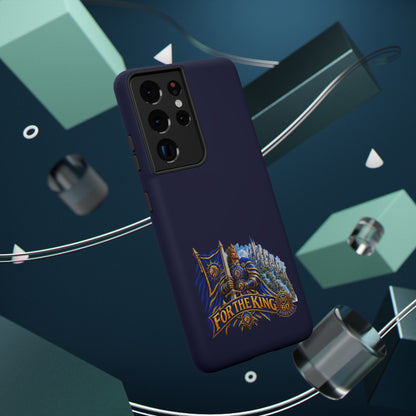 Phone Case — 'For The King' Banner Heavy-Duty Impact-Resistant Phone Case