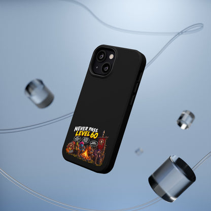 Phone Case — 'Never Pass Level 60' Heavy-Duty Impact-Resistant Phone Case