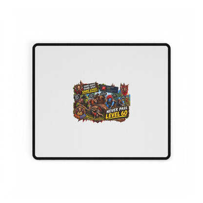 Red 'Til Dead Gamer Desk Mat — Large RPG Battle Mousepad